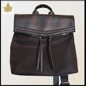 Botkier | Mini Nylon Backpack Purse Bag | Black